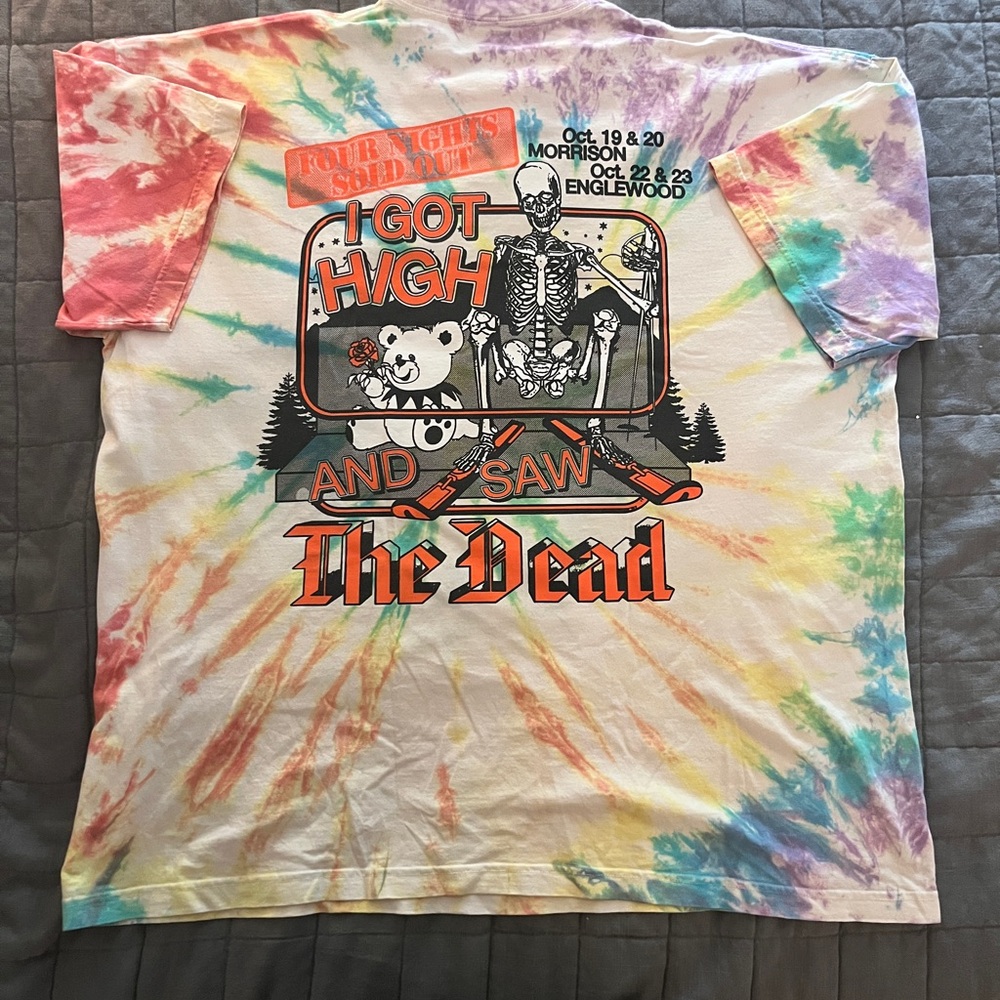 GRATEFUL DEAD. Online Ceramics Grateful Dead Colorado’21 tie dye short sleeve